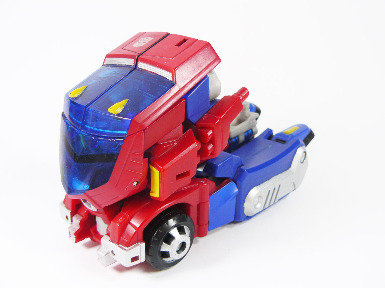 Animated Deluxe Cybertron Mode Optimus Prime Transformer Search